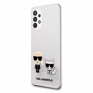 Karl Lagerfeld KLHCA32CKTR A326 A32 5G hardcase Transparent Karl & Choupette