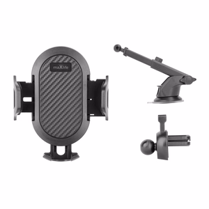 "Maxlife" universalus automobilio laikiklis priekiniam stiklui ir ventiliacijos angai MXCH-17 black