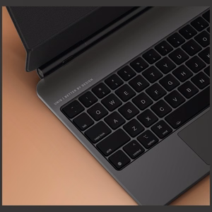 Uniq Venno Pro Magnetinis Išmanusis Klaviatūros Dėklas planšetei iPad 11in 2025 / iPad Air 11in 2024 / 2025 / iPad Pro 11in 2018 / 2020 / 2021 / 2022 / 2024 - rudas