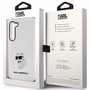 Karl Lagerfeld KLHCS23SHNCHTCT S23 S911 transparent hardcase Ikonik Choupette