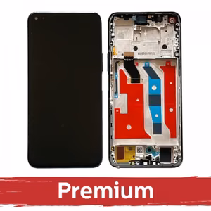 LCD ekranas suderinamas su Huawei Honor 50 Lite su rėmeliu / Space Silver / OEM