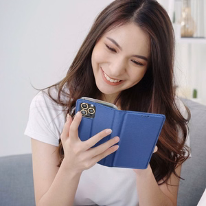 SMART CASE knygos tipo dėklas telefonui SAMSUNG A53 5G tamsiai mėlynas