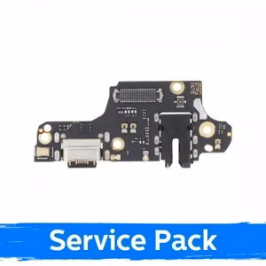 Įkrovimo jungtis skirta Xiaomi Redmi Note 9 Pro / Note 9S / Poco M2 Pro su flex kabeliu / Plata (Service Pack)