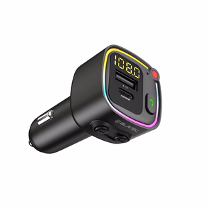 Blavec FM transliatorius Flash TR-02 MP3, Bluetooth - USB + Type C - PD 30W (TFMFTR02-B) juodas