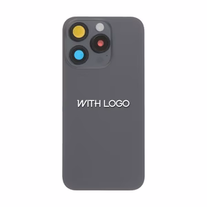 Back Cover Compatible with iPhone 15 Pro Max black titanium (without NFC flex) OEM
