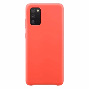 Silikoninis dėklas minkštas lankstus guminis dėklas Samsung Galaxy A03s raudonas