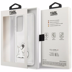 Karl Lagerfeld Choupette Fun Case for Samsung Galaxy S21 Ultra - Transparent