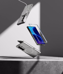Ringke Slim Magnetic MagSafe dėklas, skirtas Samsung Galaxy Z Fold 8, skaidrus
