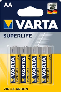 Varta SUPERLIFE Vienkartinė baterija AA Cinko anglis
