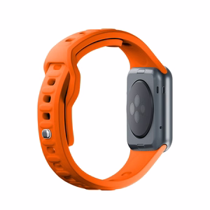 Силиконовый ремешок 3mk для Apple Watch, 38/40/41/42 mm, оранжевый, малый размер