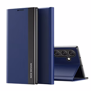 Sleep Case Pro dėklas telefonui Samsung Galaxy A24 4G su stovu mėlynas