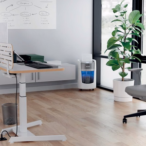 Leitz IQ OptiMax Small Office 350 dokumentų naikiklis Smulkinimas itin mažais gabalėliais 58 dB 22,3 cm Pilka, Balta