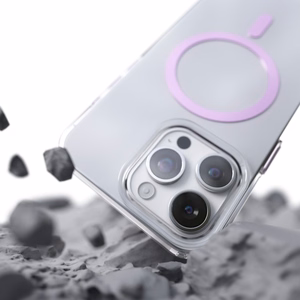 Etteri Spalvotos Mag dėklas (m) telefonui iPhone 15 Pro Max 6,7 rožinis (m)