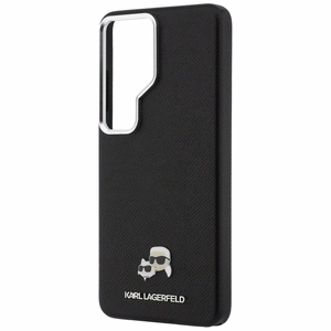 Karl Lagerfeld чехол Saffiano KC Metal Logo MagSafe Samsung Galaxy S26 Ultra черный