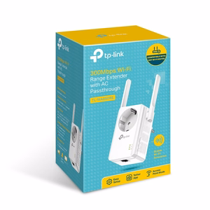 TP-LINK 300Mbps Wi-Fi stiprintuvas su AC jungtimi