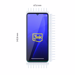 Гибридное защитное стекло 3mk FlexibleGlass для Xiaomi Redmi 12C