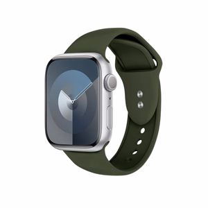 Crong Liquid dirželis, skirtas Apple Watch 38 / 40 / 41 / 42 mm, žalias