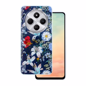 Glow Glam чехол Xiaomi Redmi Note 14 Pro 5G (Global) / Note 14 Pro Plus 5G (Global) синий