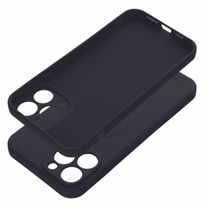 Чехол для iPhone 13 Pro Max силиконовый Mag Cover совместимый с MagSafe чёрный