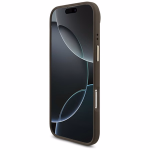 Guess 4G Strass Logo Magnetinis dėklas telefonui iPhone Air - ruda