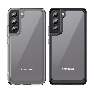 Outer Space Case чехол для Samsung Galaxy S22 + (S22 Plus) жёсткая крышка с гелевой рамкой красный