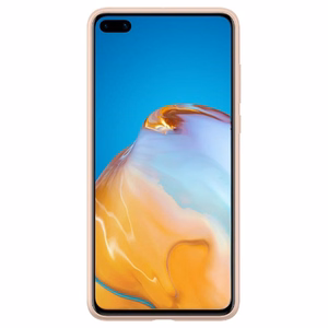 Originalus dėklas Huawei P40 - PU apsauginis dėklas (51993713) rožinis