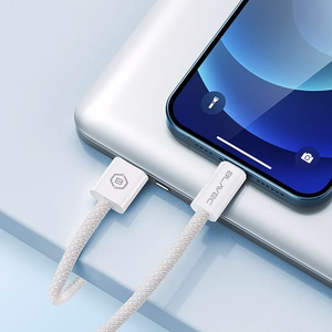 Blavec Кабель Candy плетёный - USB to Lightning - 2,4A 3 метра Apple CarPlay (CCA-UL24W30) белый