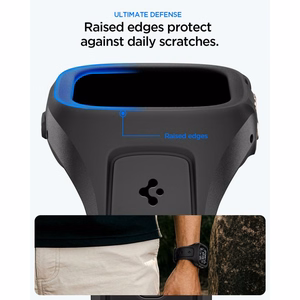 Spigen Liquid Air Pro dirželis Apple Watch Ultra 49mm - juodas