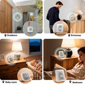Sonoff AirGuard TH SNZB-02DR2 ZigBee ЖК-датчик температуры и влажности