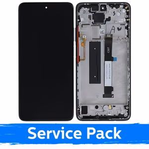 LCD Display Compatible With Xiaomi Mi 10T Lite 5G With Frame / Atlantic Blue / (Service Pack)