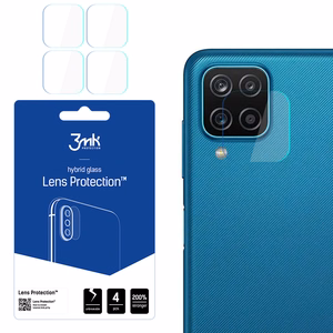 3MK FLEXIBLE GLASS LENS hibridinis stiklas SAMSUNG GALAXY M12 skirtas 4 vnt. kamerai