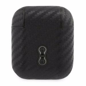 Чехол BMW PU Carbon M Collection для AirPods 1/2, чёрный