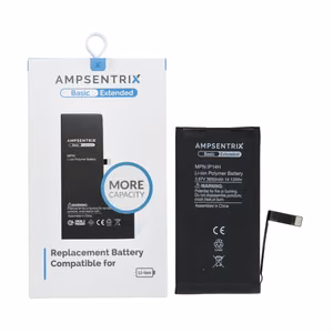 AmpSentrix Basic baterija iPhone 14 (didelė talpa 3650 mAh)