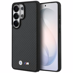 BMW M Kevlar Logo чехол MagSafe для Samsung Galaxy S26 Ultra чёрный