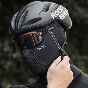 Rockbros LF25699 flisinė dviratininko balaklava – juoda