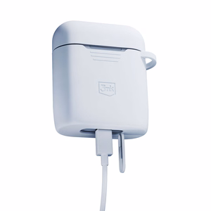 3mk Silikoninis AirPods dėklas AirPods 2 - baltas