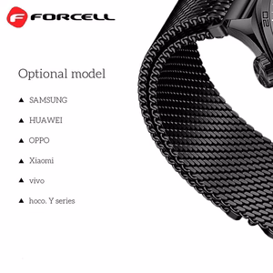 FORCELL F-DESIGN FS10 nerūdijančio plieno dirželis SAMSUNG laikrodžiui 20 mm auksinis