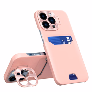 Leather Stand Case for Samsung Galaxy S23 Ultra Cover Card Wallet with Stand Pink