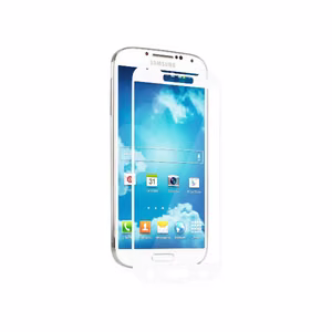 Moshi iVisor XT daugkartinė visą ekraną dengianti apsauginė plėvelė, skirta Samsung Galaxy S4, baltu rėmeliu