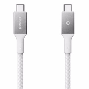"Spigen Essential EB24015CC USB-C / USB-C 240W kabelis 150 cm - Baltas
