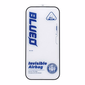 5D Mr. Monkey Glass apsauginis stiklas, skirtas Apple iPhone 18 Pro, 3D Invisible Airbag Anti-broken, spalva – juoda