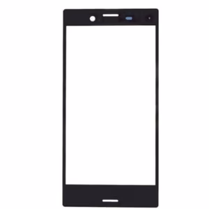 Outer Screen Glass Compatible With Sony Xperia X Compact F5321 Black / Grey HQ
