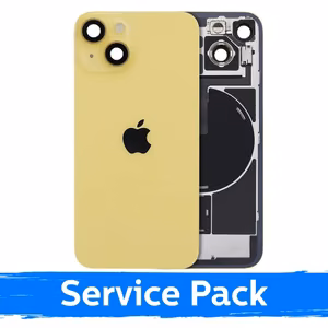 Galinis dangtelis skirtas Apple iPhone 14 / Yellow / (Service Pack)