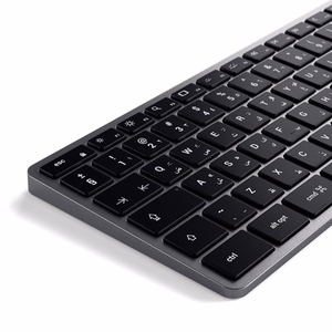 Satechi Slim W3 Wired laidinė USB-C QWERTY klaviatūra, ST-UCSW3M, space gray