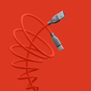 Forever Tornado кабель USB - USB-C 1,0 м 3A красный