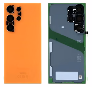 Galinis dangtelis Samsung S928 S24 Ultra titano oranžinis originalus (service pack)