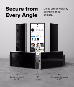 Ringke Easy Slide Privacy 360 2 vnt. privatumo apsauginių stiklų rinkinys, skirtas Samsung Galaxy Z Fold 8 Ultra