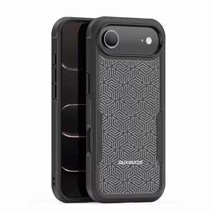 Dėklas Dux Ducis Shld Apple iPhone Air juodas (Triangle Pattern)