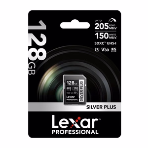 Lexar Professional SILVER PLUS SDXC 128GB memory card