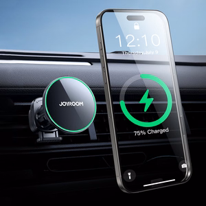 Automobilinis laikiklis-įkroviklis Joyroom JR-ZS412 Qi2 MagSafe 15W juodas